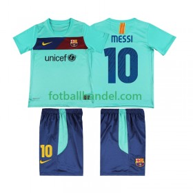Barn Fotballdrakter FC Barcelona Lionel Messi 10 2010 2011 Borte Retro Kortermet
